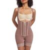 Postpartum Shapewear for Women Tummy Control Body Shaper Lace Leg Openings Non-Slip Silicone Lining Bodysuit Adjustable Waist Shaper