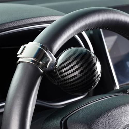 

[ATAK] Спиннер на руль для грузовиков, спиннер на руль, ручка-спиннер, для обычных автомобилей и легких транспортных средств (сфера, черный)