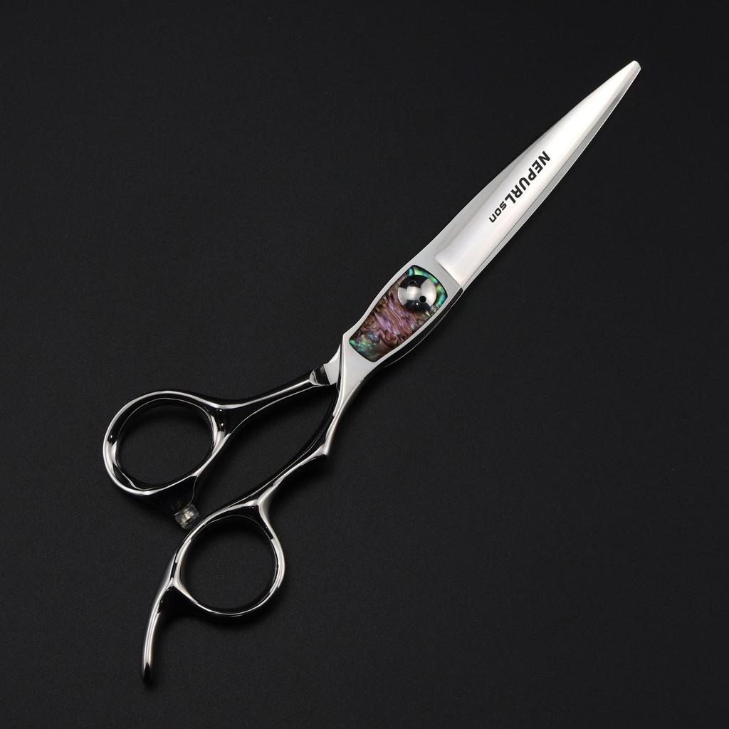 6,5 Zoll CNC-Prozess große Haarschere VG10 helle Innenklinge, Friseurschere Flachschnitt, speziell