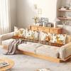 Four Autumn-Themed Animal-Printed Pillowcases: Fox, Rabbit, Squirrel, and Deer Sofa Cushion Cover, Home Room Decoration