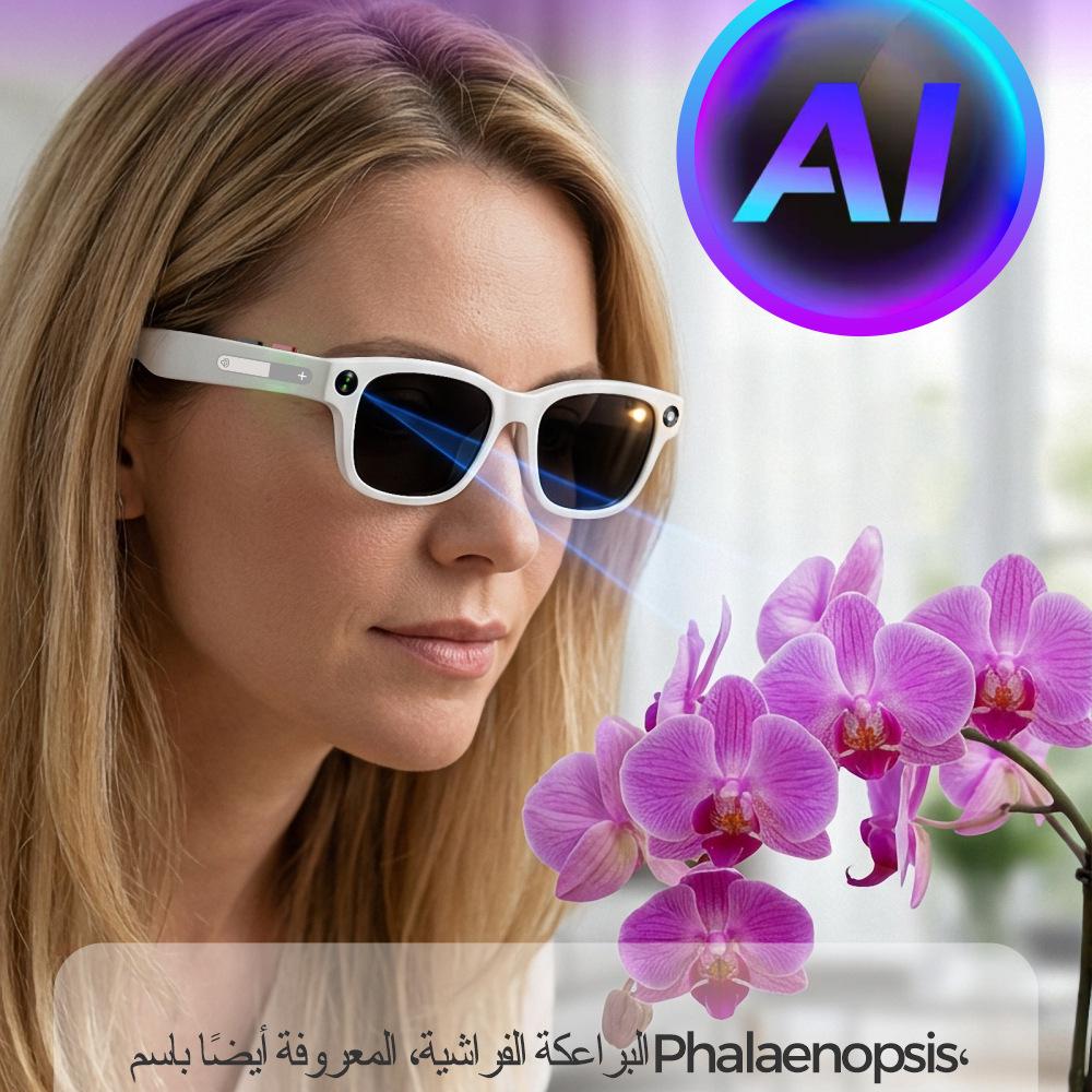 AIMB-S1 Smart Glasses: 5MP Camera, Anti-Shake, AI Translation, Image Recognition, HD Recording
