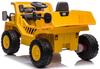 Battery Powered Ride-On Toy Tipper Electric Drive Cat Yellow Sun Baby
