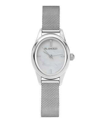 [BLANCIERE] BLANCIERE Leonie Silver Mother of Pearl Women's Metal Watch BW30915L-WMWM