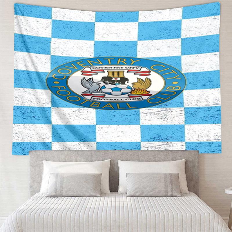 1PC Newcastle United Crest Printed Tapestry Room Decoration Wall Hanging for Living Room Bedroom, dormitory, Birthday and Christmas gifts