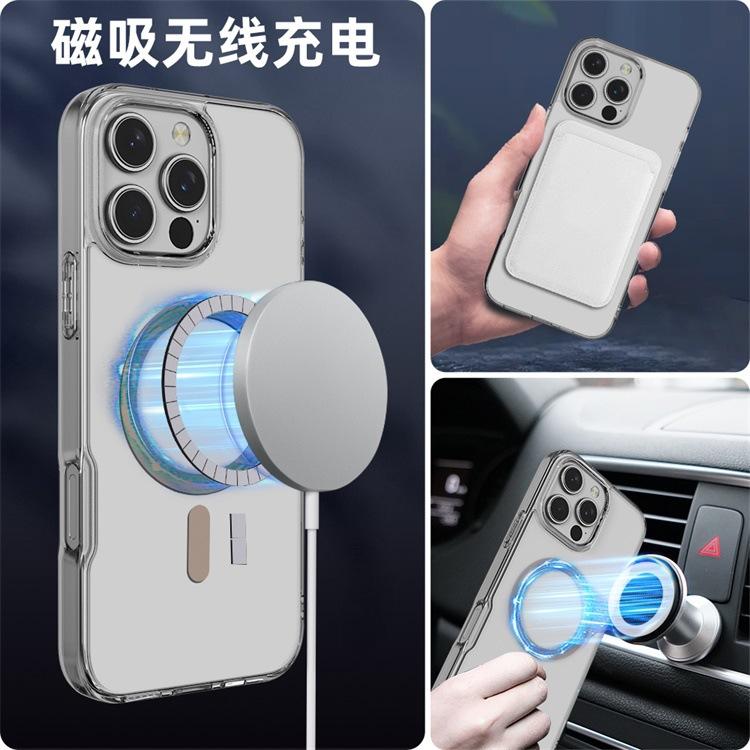 Transparent mobile phone case customized for Apple 11magsafe magnetic suction Bayer two-in-one iphone11 protective case