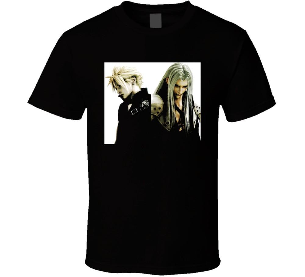 Final Fantasy Vii 7 Cloud Sephiroth Video Game Movie T Shirt