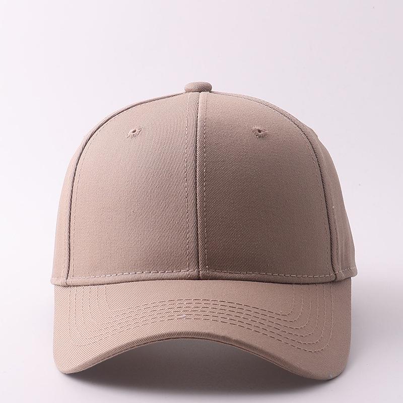 Pure cotton simple light board baseball cap fashionable hard top wide brim sunshade cap spot