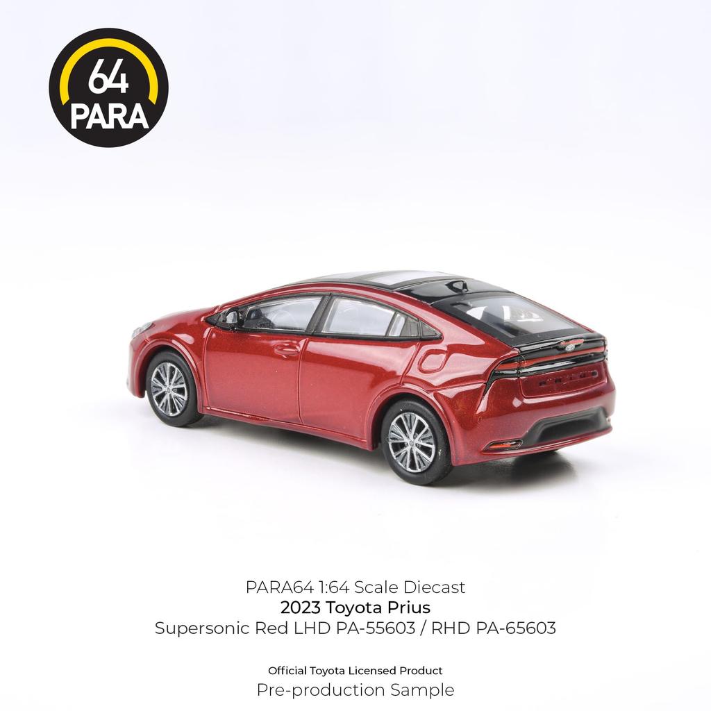 JADI B Toyota Prius 23 Supersonic Red RHD scale model PA65603 1/64