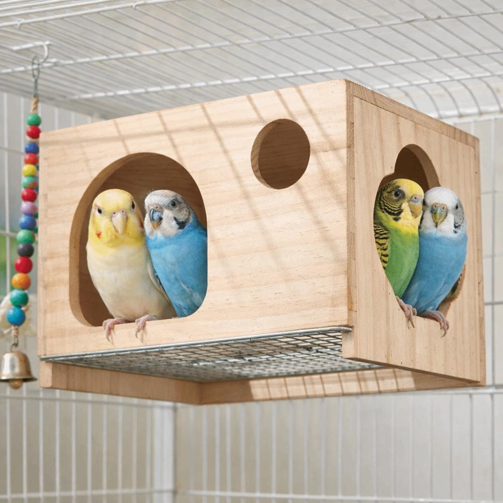 Large Space Parrot Breeding Box Breathable Parrot Mating Box Creative Bird Hammock  Hatching Birds