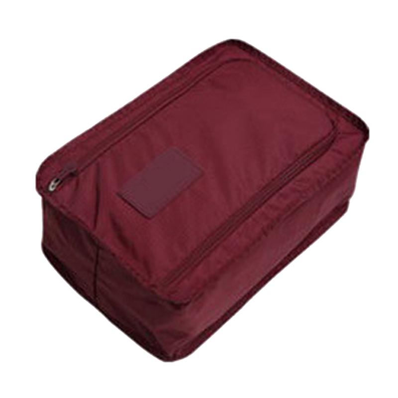 Travel Portable Waterproof Shoes Bag Organizer Storage Pouch Pocket Packing Cubes Handle Nylon Zipper Bag Accessories
