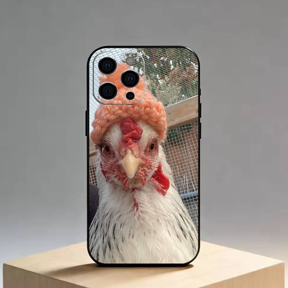 Chicken222   Phone Case Silicone Soft For IPhone 17 16 15 14 13 12 11 X XR Plus Pro Max Plus
