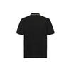EVISU Polo Shirts Men's Black Polo Collar Moderate Straight Fit 2ESHTM1PS510SL