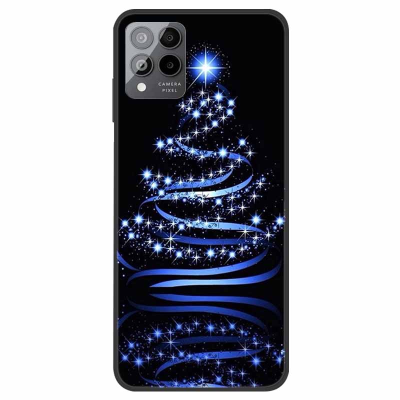 For T-Mobile REVVL 6 5G Case Christmas Soft Silicone TPU Phone Back Cover Case for T-Mobile Revvl 6 Pro 5G Santa Claus Elk Funda