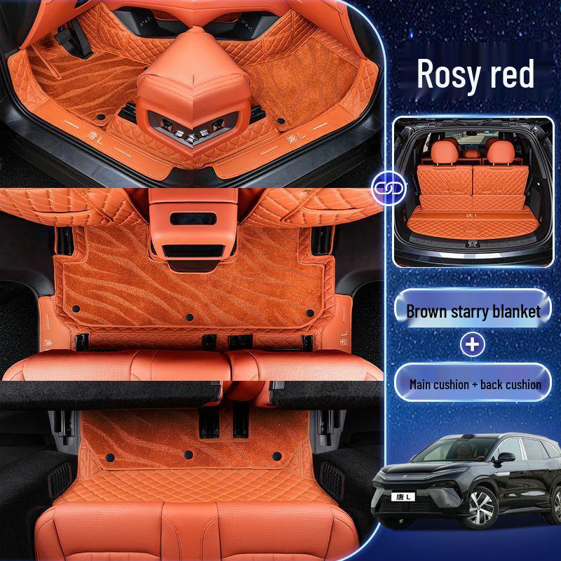 Floor Mats for 25 BYD Tang L Models - Custom-Fit, Modified Interior Mats for Tang L DMI and EV