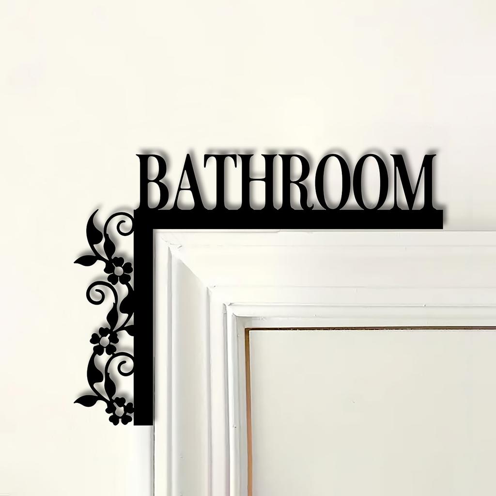 Minimalist Iron Sheet Painting Fun Wall Decoration Metal Signage