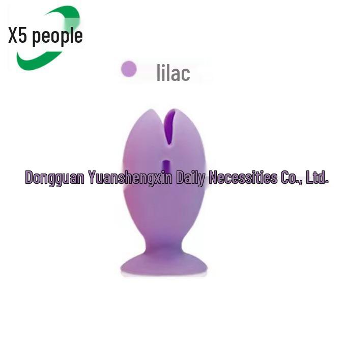 Silicone Fish Toothbrush Holder & Wall-Mount Suction Set