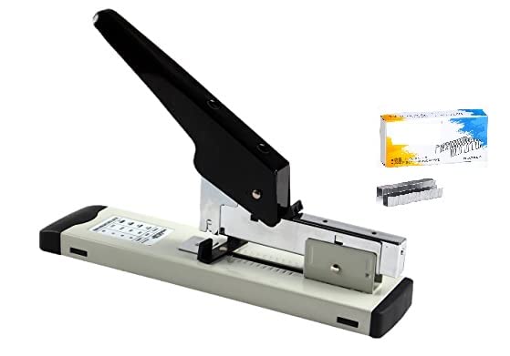 

EINEY Large Stapler 100 Sheets Tabletop Stapler Commercial Stapler 100 Staples Box of Needles [1 Included]