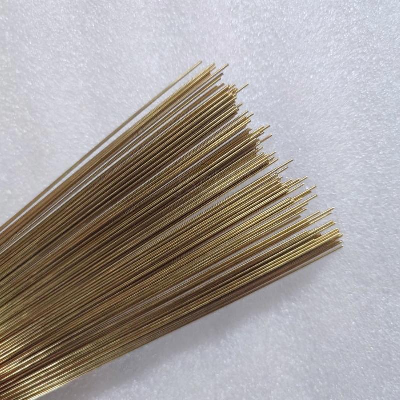 Durchmesser 1 mm 1,5 mm Messingstange Rohr Dünner Rundstab Kupferdraht Ultraleichte Tonmodell-Szene Stütze DIY-Modellteile Länge 200/250 mm