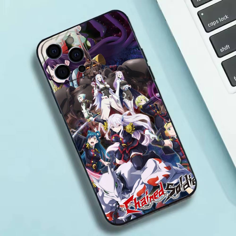 Anime C-Chained Soldier  Phone Case Silicone Soft For IPhone 17 16 15 14 13 12 11 X XR Plus Pro Max Plus