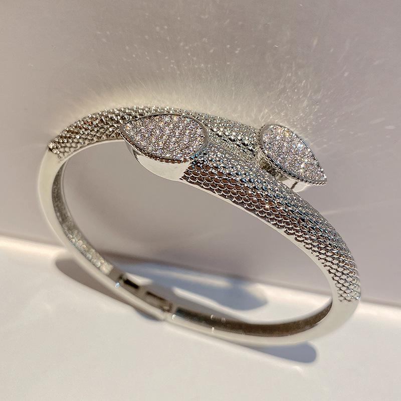High End Exquisite Copper Zircon Bracelet Full Zirconia Men's and Women's Bracelets