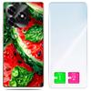 Etui Do Honor X5C Plus / X5C 4G Obudowa Foto Case Plecki Arbuz + Szkło 9H