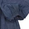 Kusguru Japan Dress Dark Size M Women's KOP505-88 Blue,