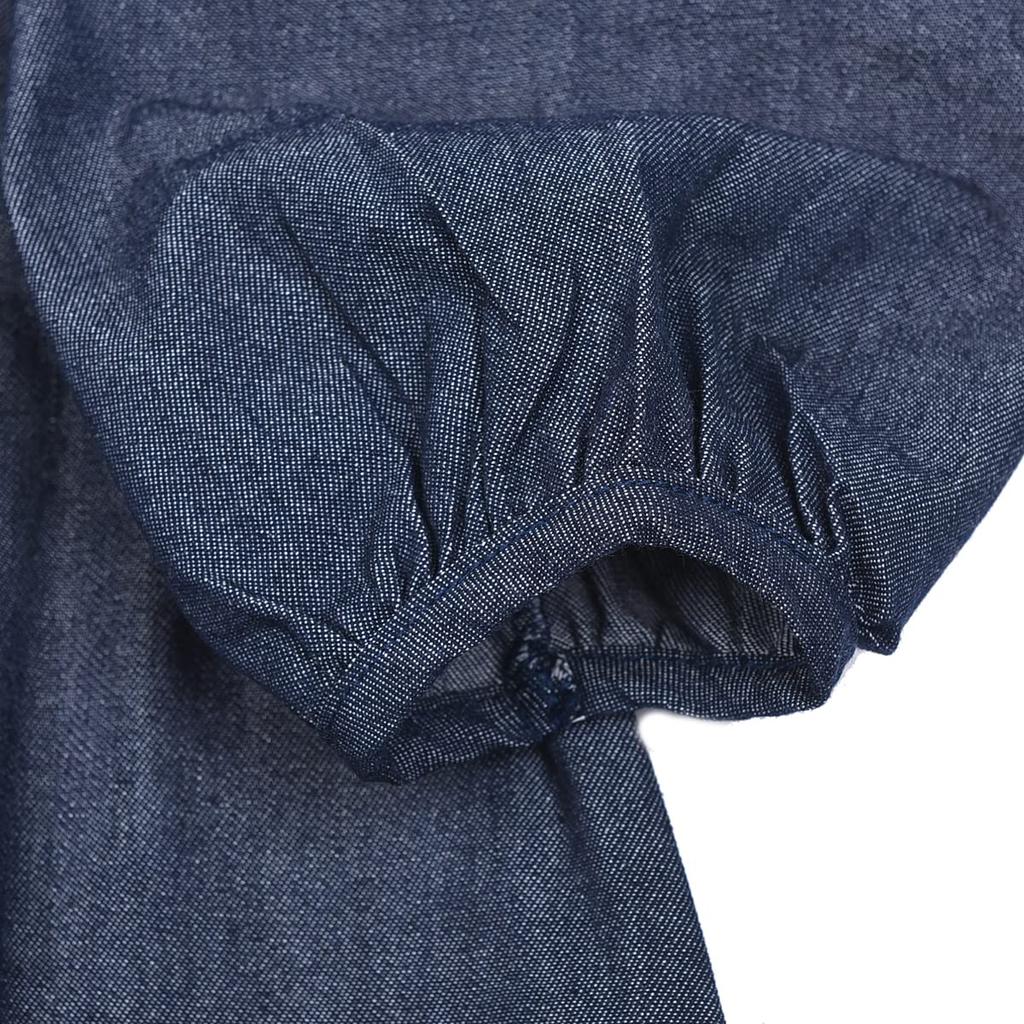 Kusguru Japan Dress Dark Size M Women's KOP505-88 Blue,