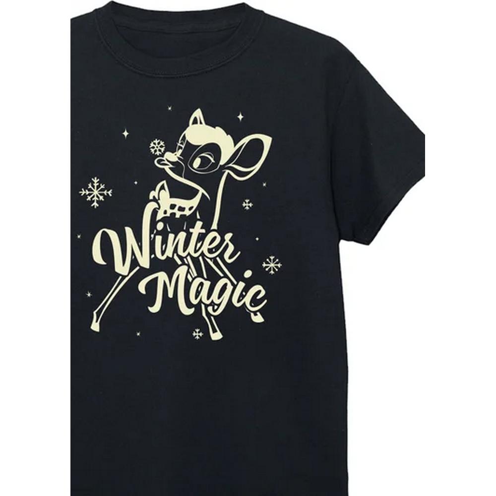 Bambi Girls Winter Magic Cotton T-Shirt