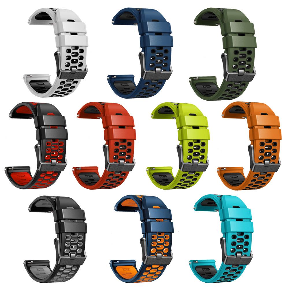 24mm Silicone Strap For TicWatch Pro 5 Band For TicWatch Pro 5 Bracelet Replacement Watchband Accessories