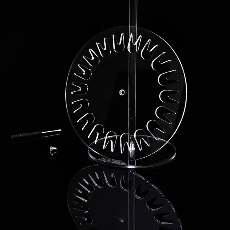 Multifunctional Acrylic Jewelry Organizers Display Rack With Rotating Mechanism Ideal For Gift Giving And Home Use