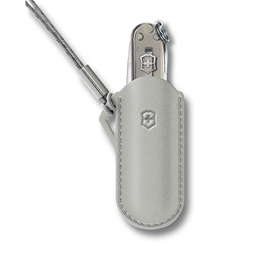Victorinox Leather Pouch for Swiss Army Knives, Gray Mystical Morning
