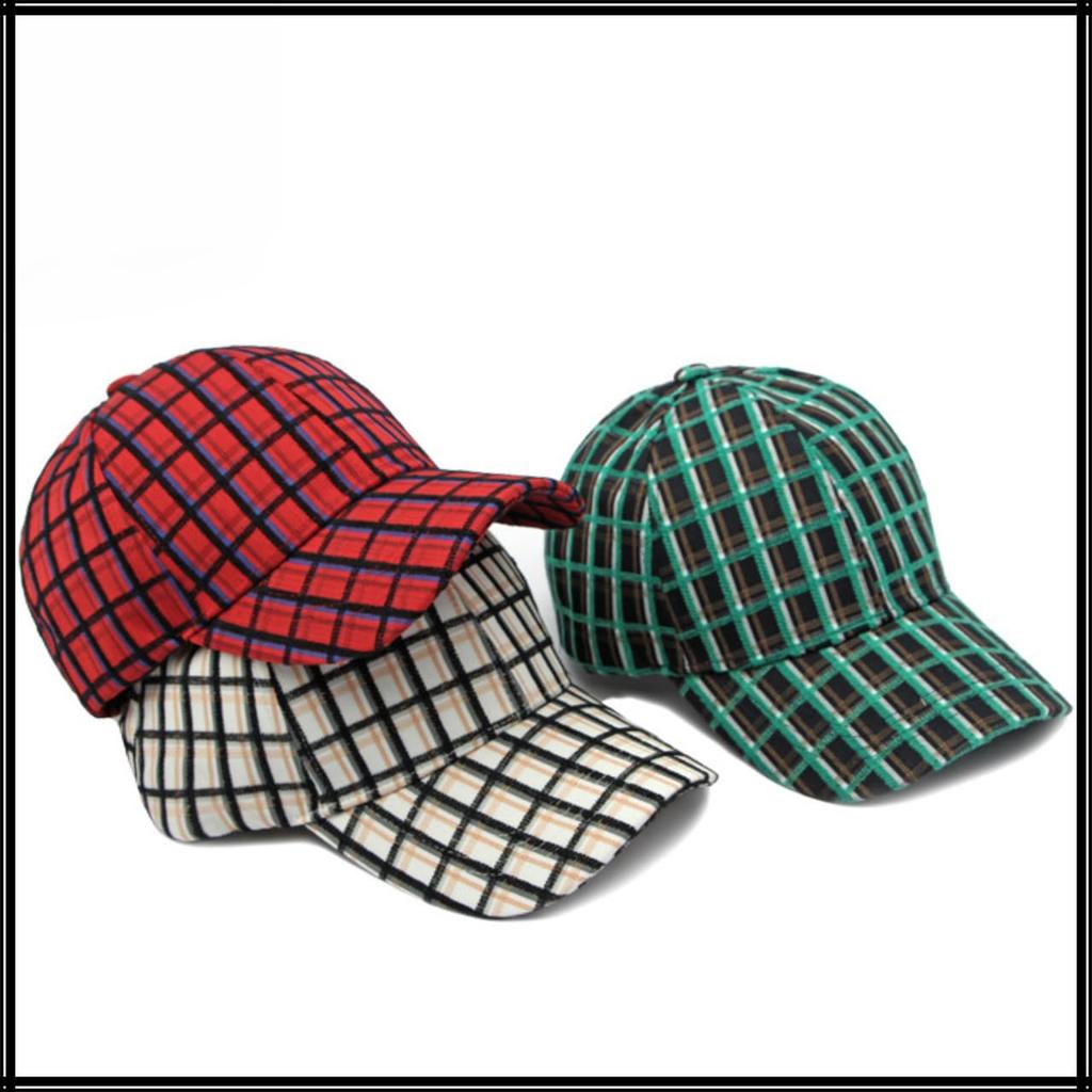 Checkered Casual Checkered CZA304 [White Fang] Cap, Design, Hat, Pattern, Stylish, Men's, Women's, (Red)