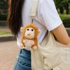 Plush Doll Monkey Plush Toy Soft Fur Monkey Car Pendant Little Monkey Pendant  Backpack Decoration