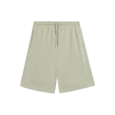 Li Ning Vital Essential Loose Casual Solid Color Printed Shorts Men Shorts Sorghum-Leaf-Green AKSS073-1