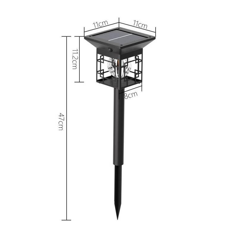 Filament Tungsten Solar Lamp Courtyard Lighting Outdoor Human Induction Body