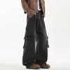 2025 Spring Men Wide Leg Washing Jean Pants Men Trousers Loose Casual Street Fashion Oversized Jeans Fashion Men Denim Pants