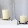 Black Golden Iron Candle Holders for Pillar Candle and Incenses Cones for Weddings and Home Decoration