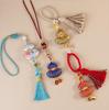 Chinese Gourd Pendant Tassel - Intangible Cultural Heritage Keychain & Bag Charm Souvenir