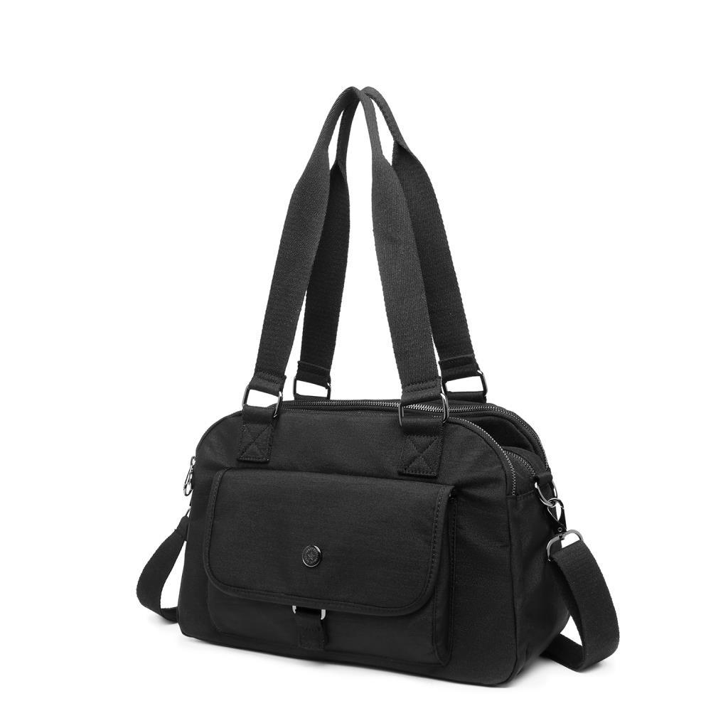 Buy Nano Metallic Fabric Women's Shoulder Bag Smart Bags 1122 Black at affordable prices — free