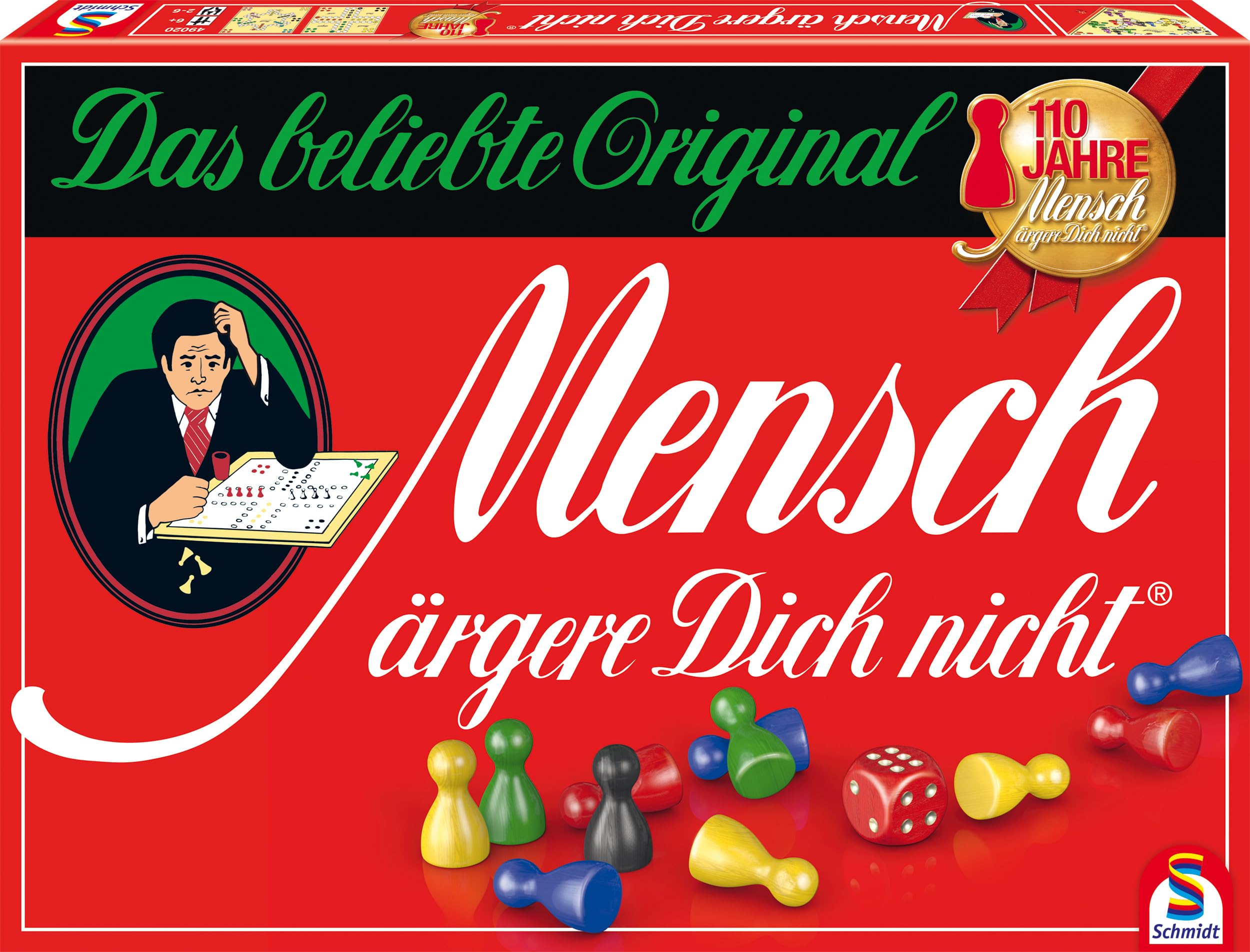 

Mensch Dich Der Das beliebte Spieler ab 6 Jahren ärgere nicht. Klassiker Original. Für 2-6