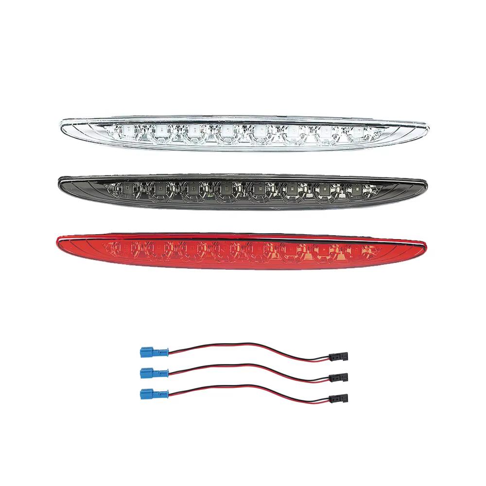 1x For Mini Cooper R50 R53 2002-2006 Car Third 3rd Brake Light Rear High Mount Stop Lamp Tail Light Smoked Red Lens 63256935789