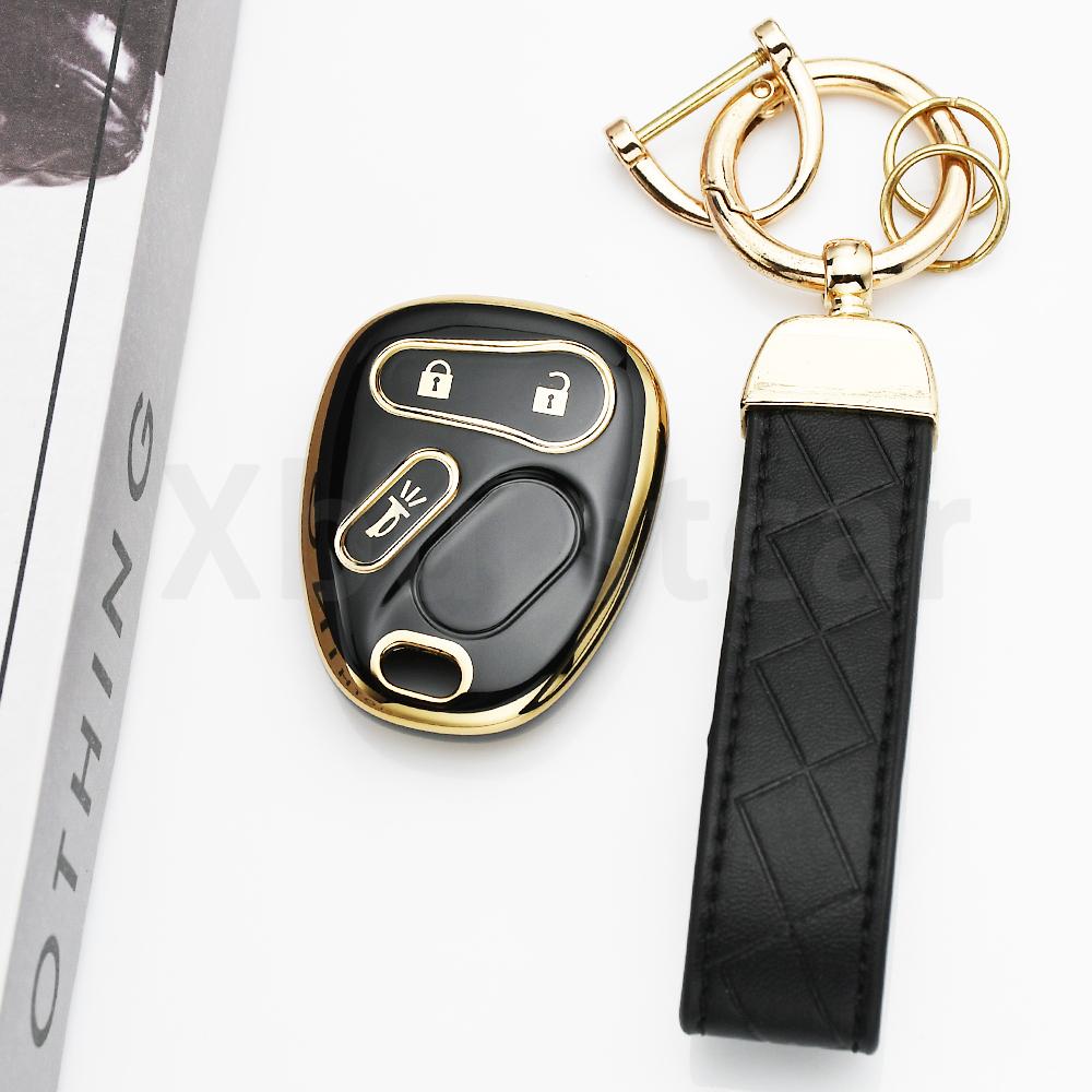 3/4 Button Shell Fob Cover Car Key Cover For Gmc Sierra Sonoma Yukon For Chevrolet S10 Saturn Silverado Suburban Gmc Tahoe Alarm