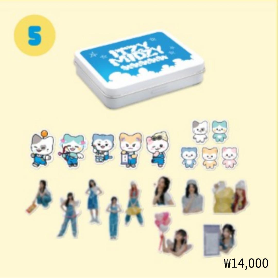 

ITZY x TWINZY POP-UP STORE MIDZY s cells НАБОР КОРОБОК И НАКЛЕЕК