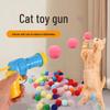 Interactive Cat & Dog Toy Gun Launcher for Self-Play