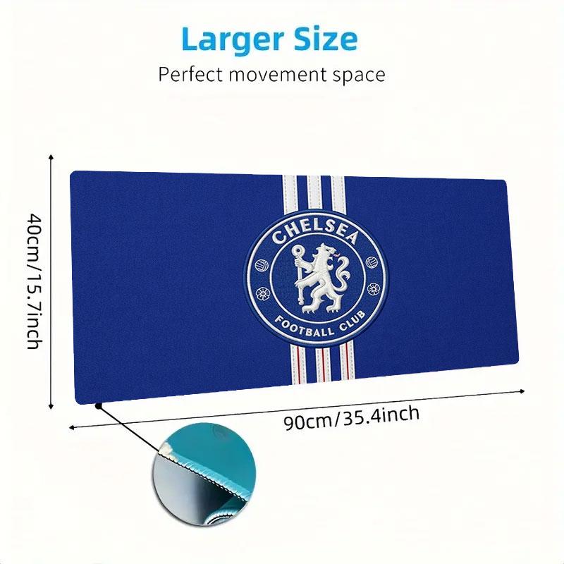 Chelsea F Large Size Mouse Pad Large Gaming Table Cushion Non-slip Laptop Tablet Big Mousepad XXL Mat Mini PC Playmat With Lock edge