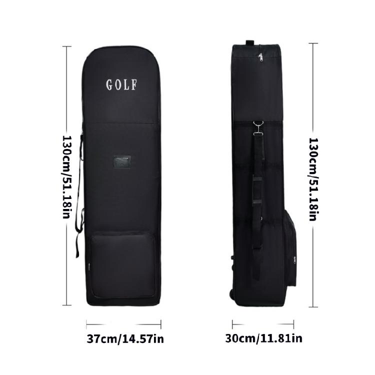 Golf Reisebag Schutzleichte Tragetasche Faltbarer Reißverschluss Golfschläger Tasche für Spieler Indoor Golfer Langlebig