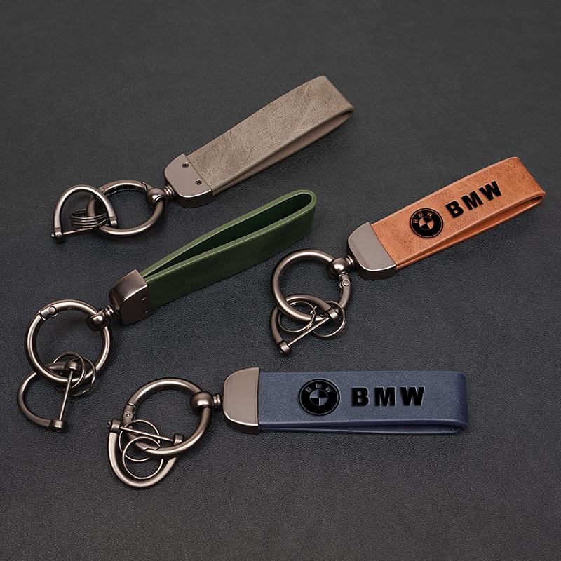 Zinc Alloy Car Keyring Pendant Car Emblem Keychain Accessories For BMW X1 X2 X3 X5 X4 X6 X7 iX3 F20 F10 F07 E70 E46 E90 E92 E60 hbcp90