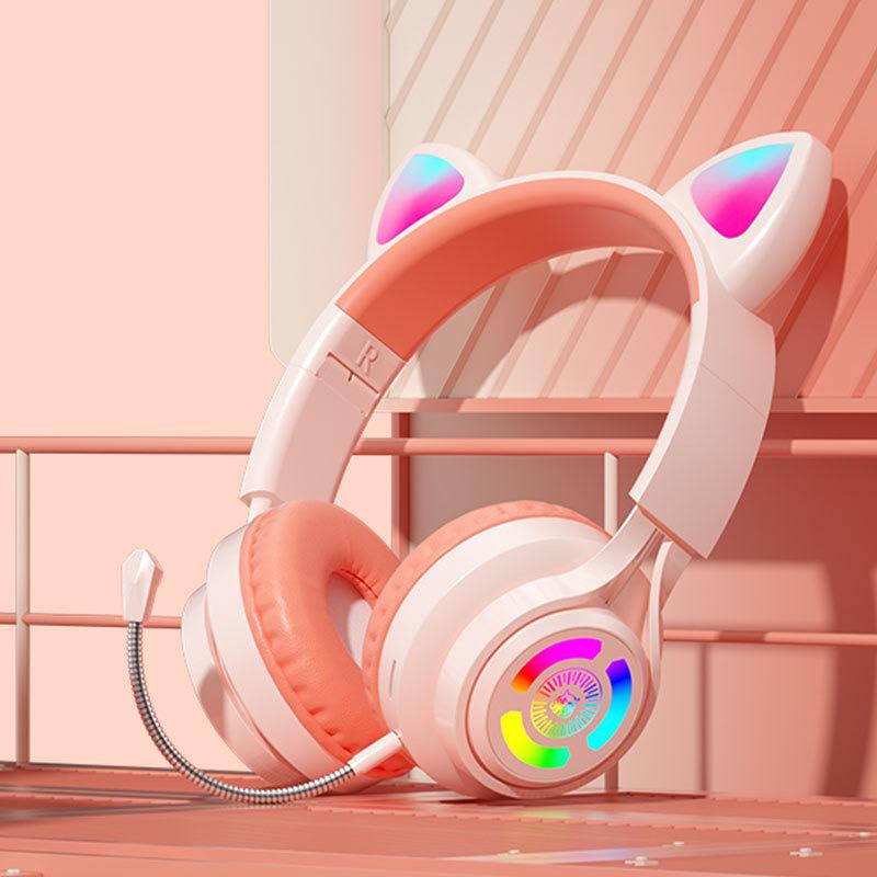 S3 Luminous Cat Ear Bluetooth Gaming Headphones