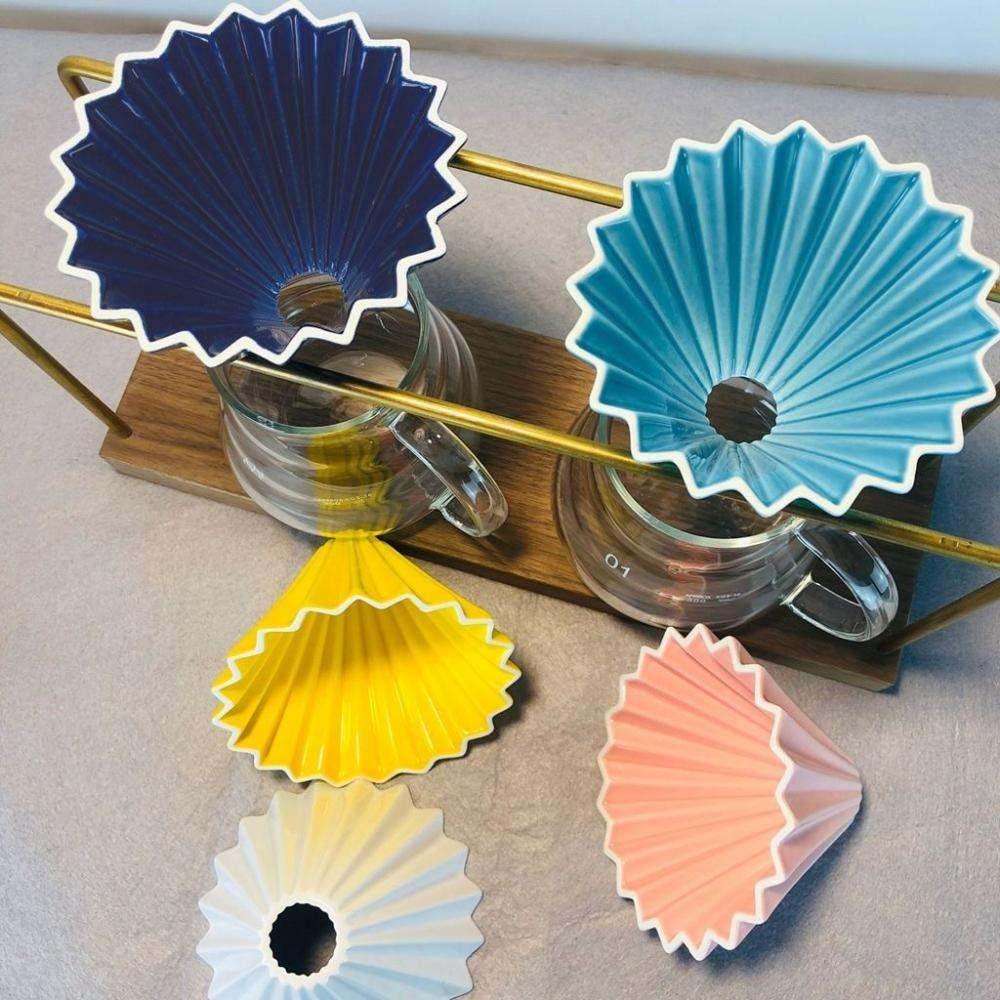 Coffee Accessories Ceramic Coffee Dripper Coffee Drip Filter Filter Paper Holder Coffee Filter Cup