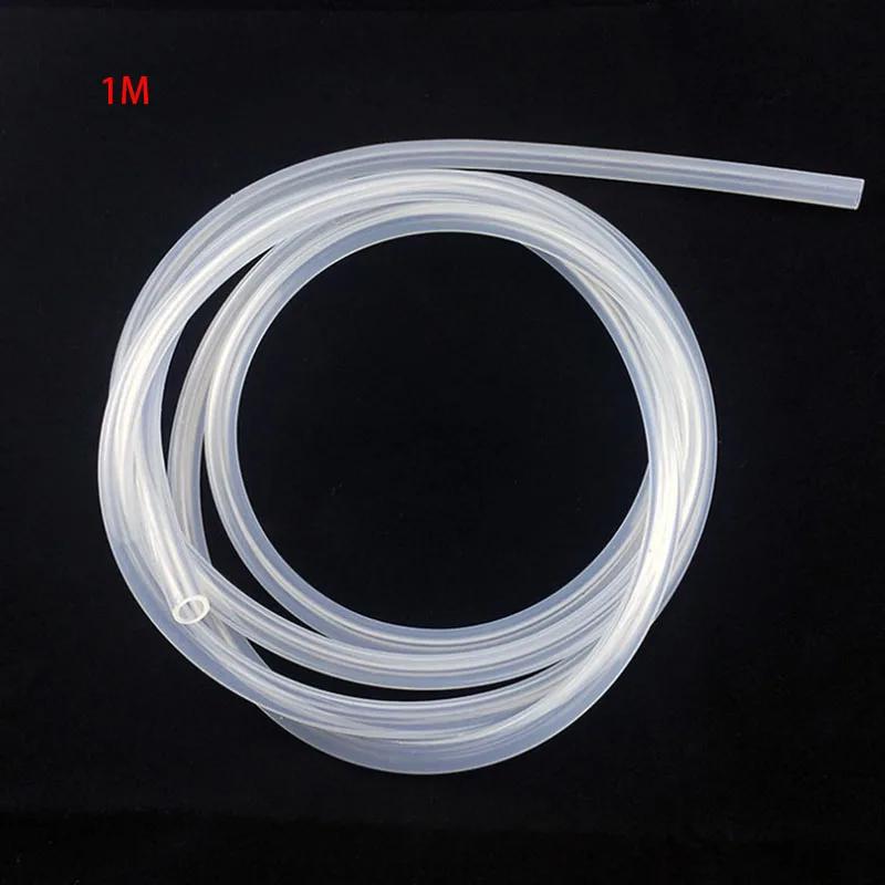 1M/5M Clear Translucent Silicone Tube Aquarium Fish Tank Air Pipe Water Hose Soft Safe Rubber Flexible Tube Oxygen Tube